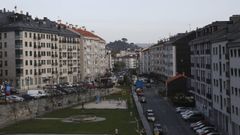 Vista de A Valenz, el ncleo ms poblado del municipio