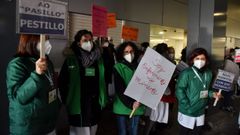 Manifestaci�n del personal de Urgencias del Chuac