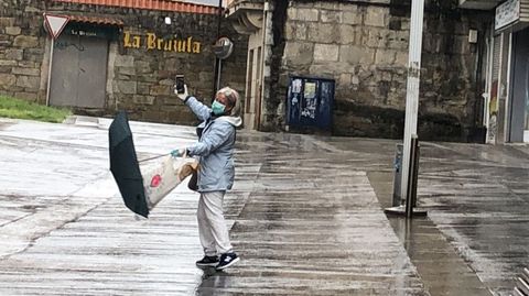 Celebraci�n de las bodas de oro de Ceferino y Sinda en la Calle de la Alegr�a