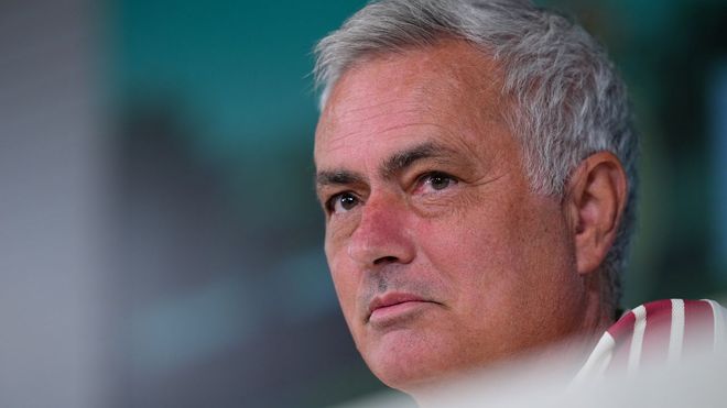 Mourinho, en sala de prensa