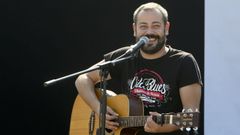 El m�sico Gonzalo Arca, durante un concierto en Vilagarc�a