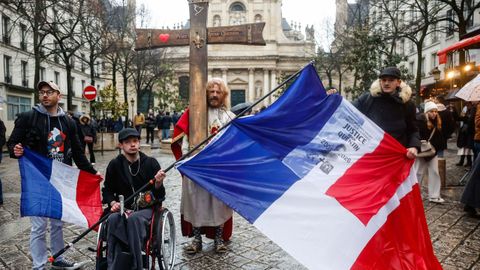 Manifestaci�n en Par�s el domingo por la muerte del joven Quentin Deranque en Lyon el s�bado