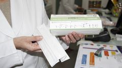 Algunas farmacias solo disponen de cajas de cinco unidades de los autotest para el covid