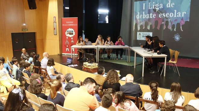 Unha liga escolar de debate celebrada no seu d�a en Ourense 