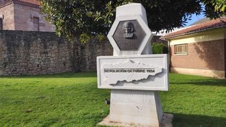 Homenaje a Aida de la Fuente y a la Revoluci�n de Octubre de 1934, en Oviedo