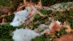 Destrucci�n de la planta de Punggye-ri 