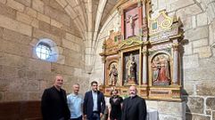 Inauguraci�n de la rehabilitaci�n del retablo de Santa Marta de la iglesia de San Salvador de Vilanova dos Infantes 