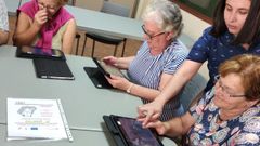 Imagen de archivo de un curso de alfabetizaci�n digital en Frades