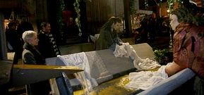 El bel�n, con figuras a tama�o natural, ha sido uno de los grandes reclamos de Viveiro.