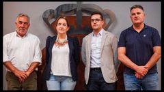 Presentación del cuadrangular solidario a favor de los afectados por los incendios forestales.
