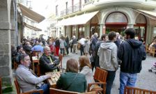 Los hosteleros del centro de Lugo recibir�n ma�ana un aluvi�n de aficionados de Asturias. 