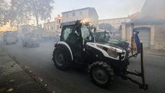 Imagen de archivo de una protesta de viticultores en Francia