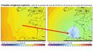 Probable ciclognesis explosiva que impactar en Asturias