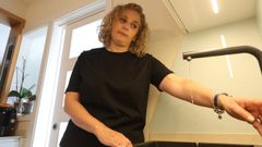 Beatriz Rico abre el grifo en los momentos de mayor presi�n, a primera hora de la ma�ana.