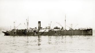 Buque factor&iacute;a Rey Alfonso, barco ballenero que oper&oacute; en los a&ntilde;os veinte en la r&iacute;a de Vigo