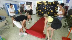Paseo de la fama para recibir a los alumnos del colegio Juan de L�ngara en el inicio del curso