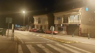 Calle de Bri�n donde falleci� la ni�a en el interior del coche de su padre