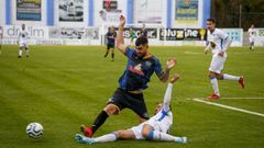 Imagen de Viturro jugando con el Puebla en Barra�a, la que ser� su nueva casa la pr�xima temporada.