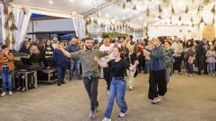 Bailes no torreiro na edici�n 2025 da foliada de Raiga�as 