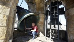 Valent�n Insua coa Paula, nunha imaxe de arquivo