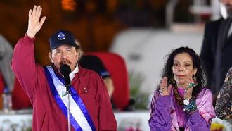 El presidente de Nicaragua, Daniel Ortega, y la vicepresidenta Rosario Murillo, en una imagen de archivo.