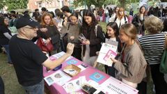 La jornada de bienvenida congreg a un gran nmero de alumnos en los jardines del campus