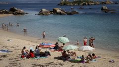 Primeros d�as de playa en Galicia