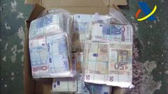 Dinero incautado dentro de la Operaci�n Zebra