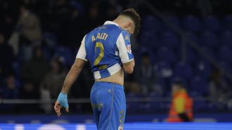 Adri� Altimira, durante el partido disputado entre el Deportivo y el Granada.