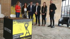 El taller de la Facultade �gora se inici� en la plaza de A Peixer�a