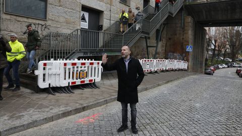 El alcalde asisti al inicio de las obras este lunes.