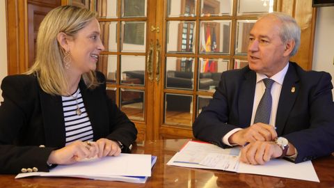 <span lang= gl >María Loureiro, anterior alcaldesa de Viveiro e actualmente asesora de Presidencia, do presidente da Deputación, José Tomé Roca</span>