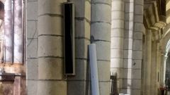 En las naves quedaban restos de los trabajos ejecutados