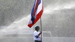 Duros enfrentamientos en Tailandia