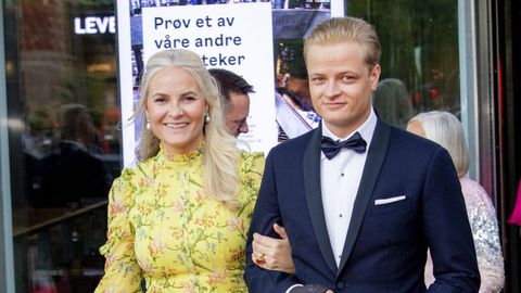 La princesa Mette-Marit, con su hijo Marius