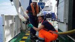 Bi�logos de AZTI en la campa�a de evaluaci�n del bocarte