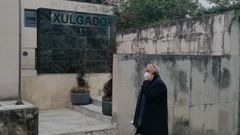 Benjam�n Escontrela a la salida de su declaraci�n en el Juzgado de Sarria