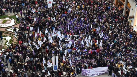 Manifestacin central de A Corua