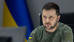 El presidente de Ucrania, Volod�mir Zelenski.