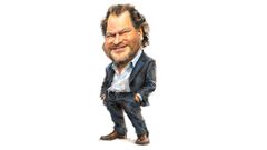 Caricatura de Marc Benioff