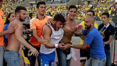 Incidentes violentos en el Estadio de Gran Canaria