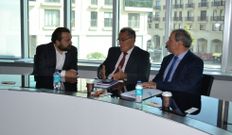 Los alcaldes, reunidos en Lal�n tras la ejecutiva del Eixo Atl�ntico 