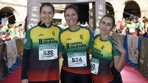 Carrera solidaria de la Guardia Civil en Ourense.