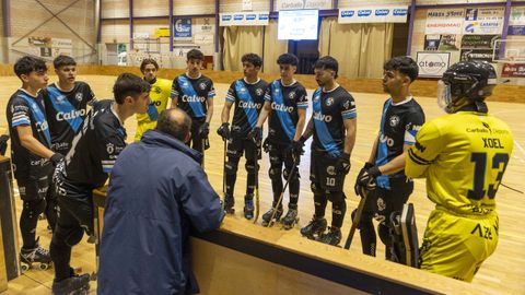El Lubi�ns de Carballo en un partido reciente.