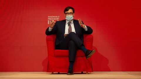 Salvador Illa, candidato del PSC a la Presidencia de la Generalitat