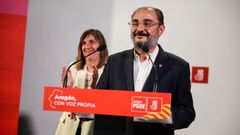 Javier Lamb�n comparece tras conocerse los resultados de las elecciones del 28M 