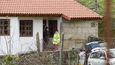 Cristina, a las puertas de su domicilio