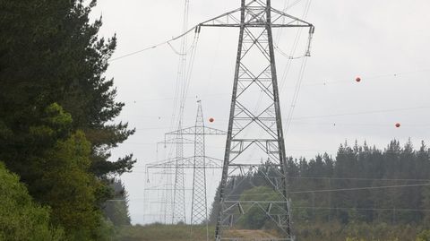 Torres el�ctricas en Lugo