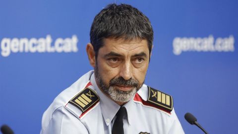 Josep Llu�s Trapero, mayor de los Mossos d' Esquadra