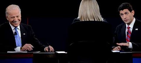 Las constantes risas de Biden fue objeto de iron�as y cr�ticas en las redes sociales y en el equipo de campa�a republicana.